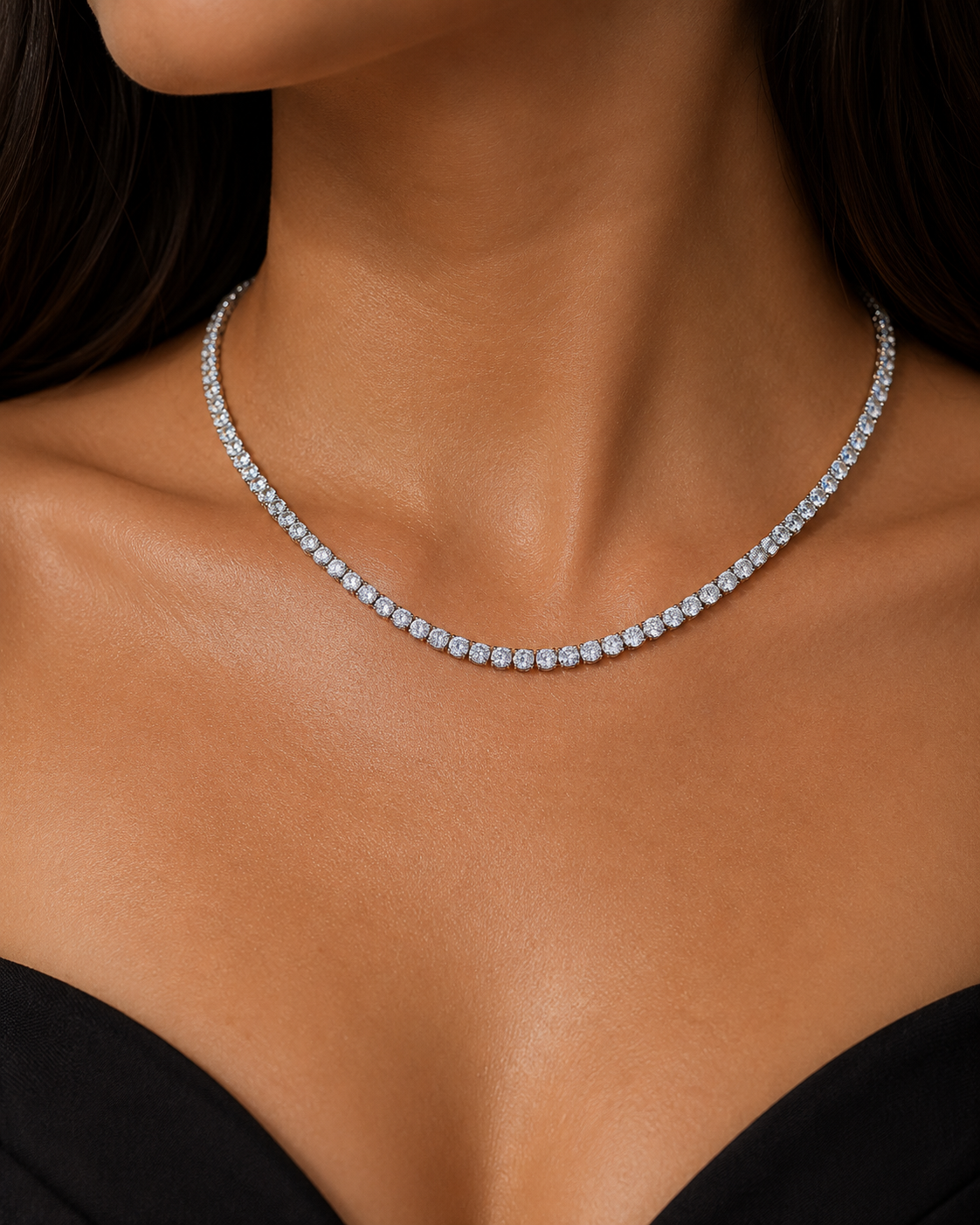 5MM S925 Moissanite Diamond Tennis Chain