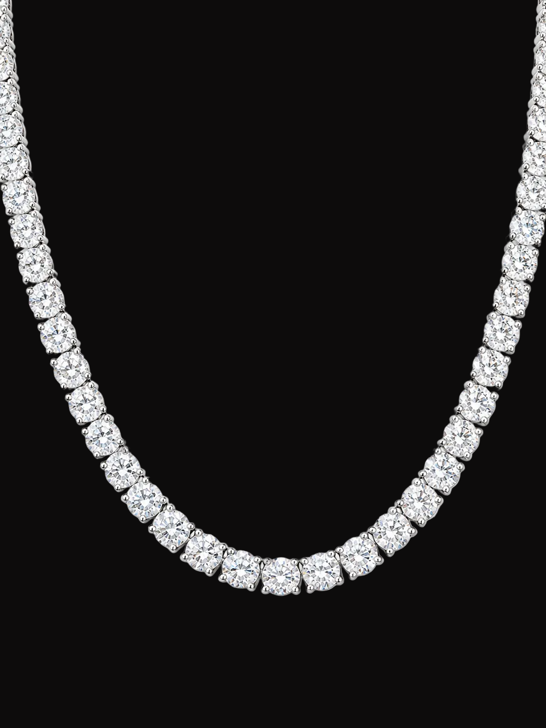 6.5MM S925 Moissanite Diamond Tennis Chain