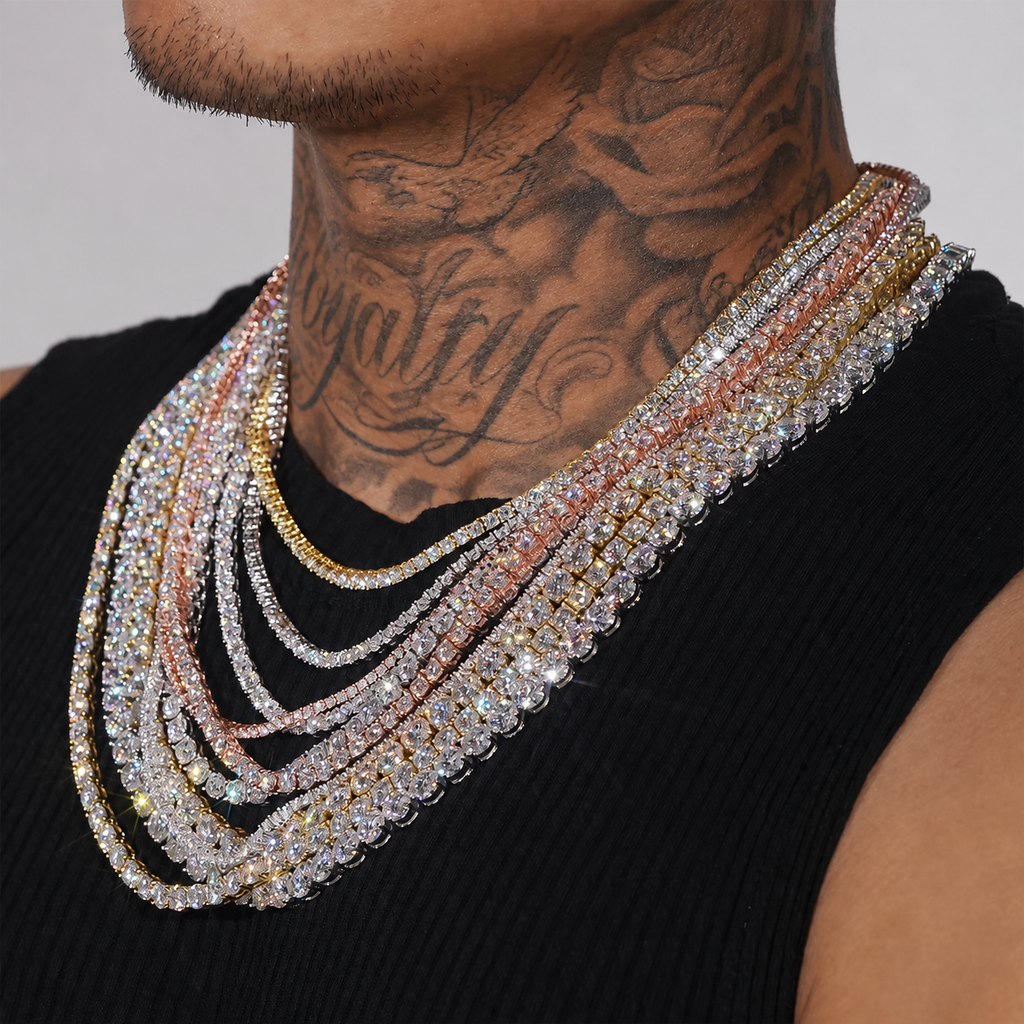 5MM S925 Moissanite Diamond Tennis Chain