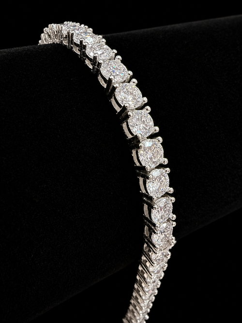 4MM S925 Moissanite Diamond Tennis Bracelet