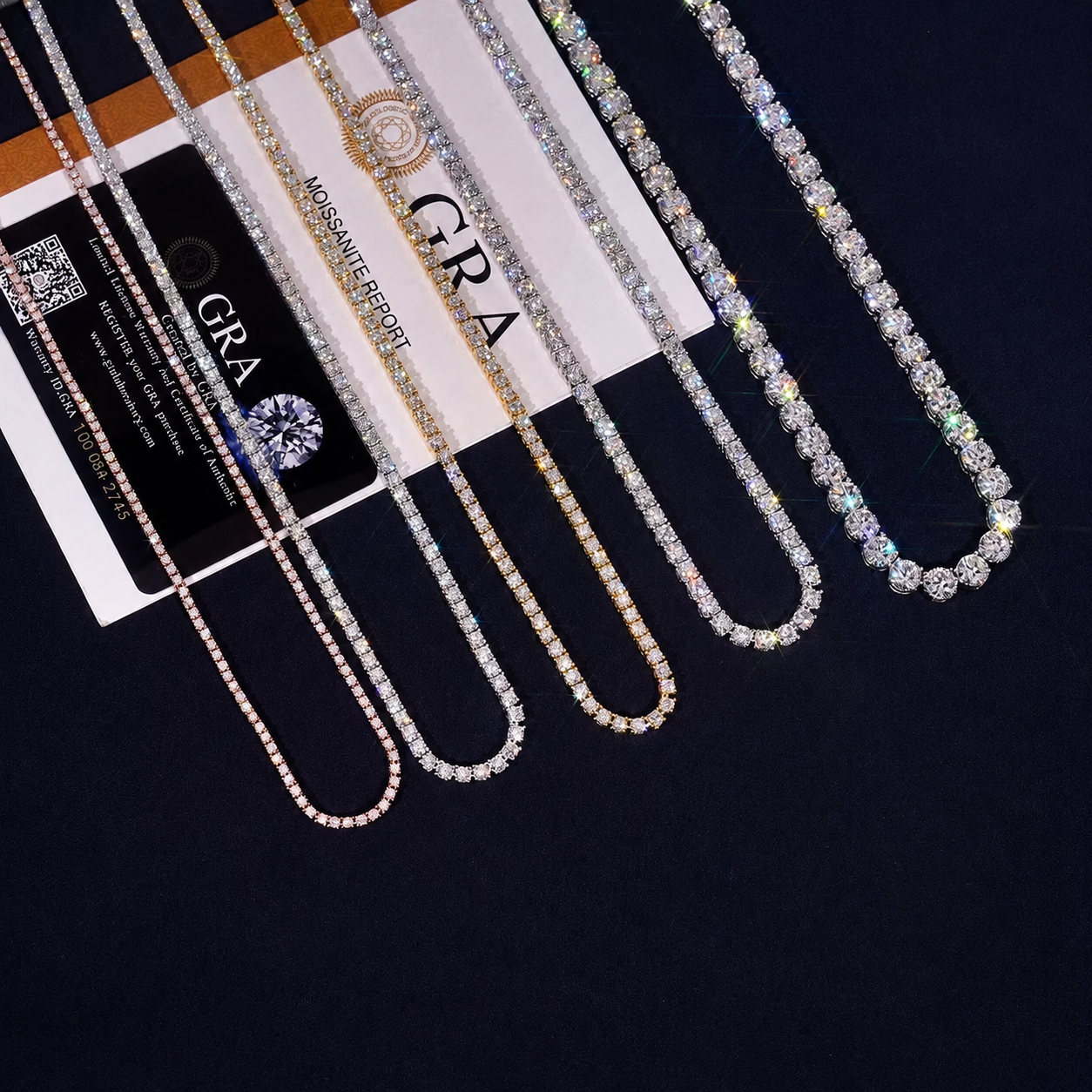 4MM S925 Moissanite Diamond Tennis Chain