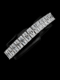 Baguette Tennis Bracelet 925 Sterling Silver Moissanite