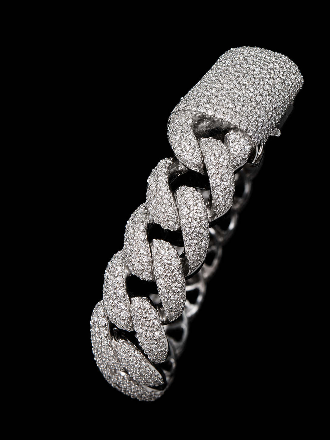 12MM Miami Cuban Link Moissanite Bracelet