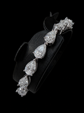 Single Pear Tennis Diamond Bracelet