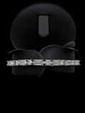 Mix and Match Oval and Emerald Moissanite Diamod Tennis Bracelet