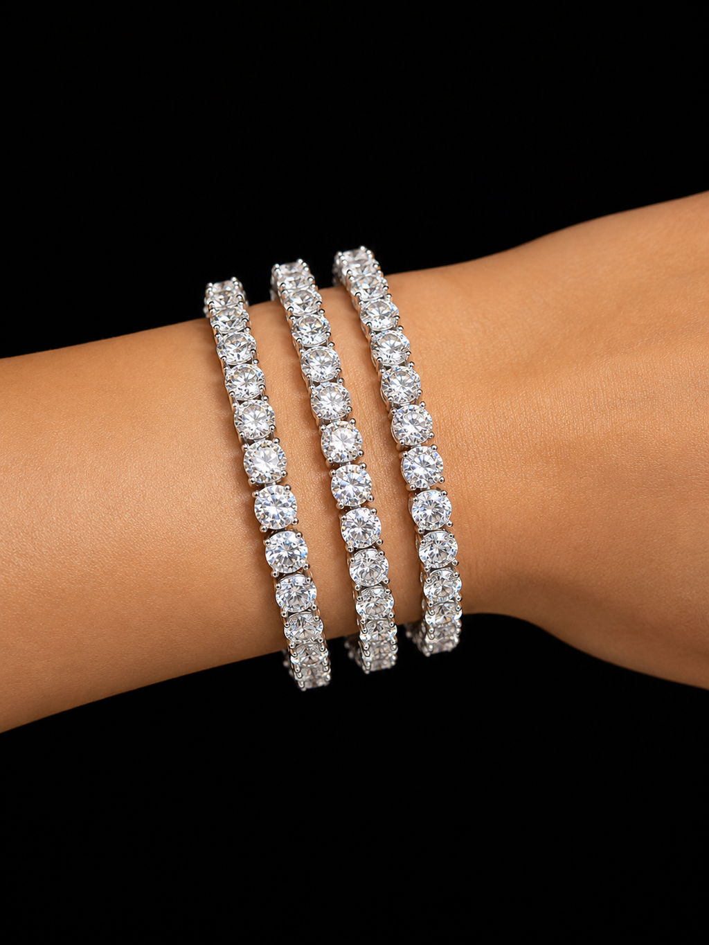 5MM S925 Moissanite Diamond Tennis Bracelet