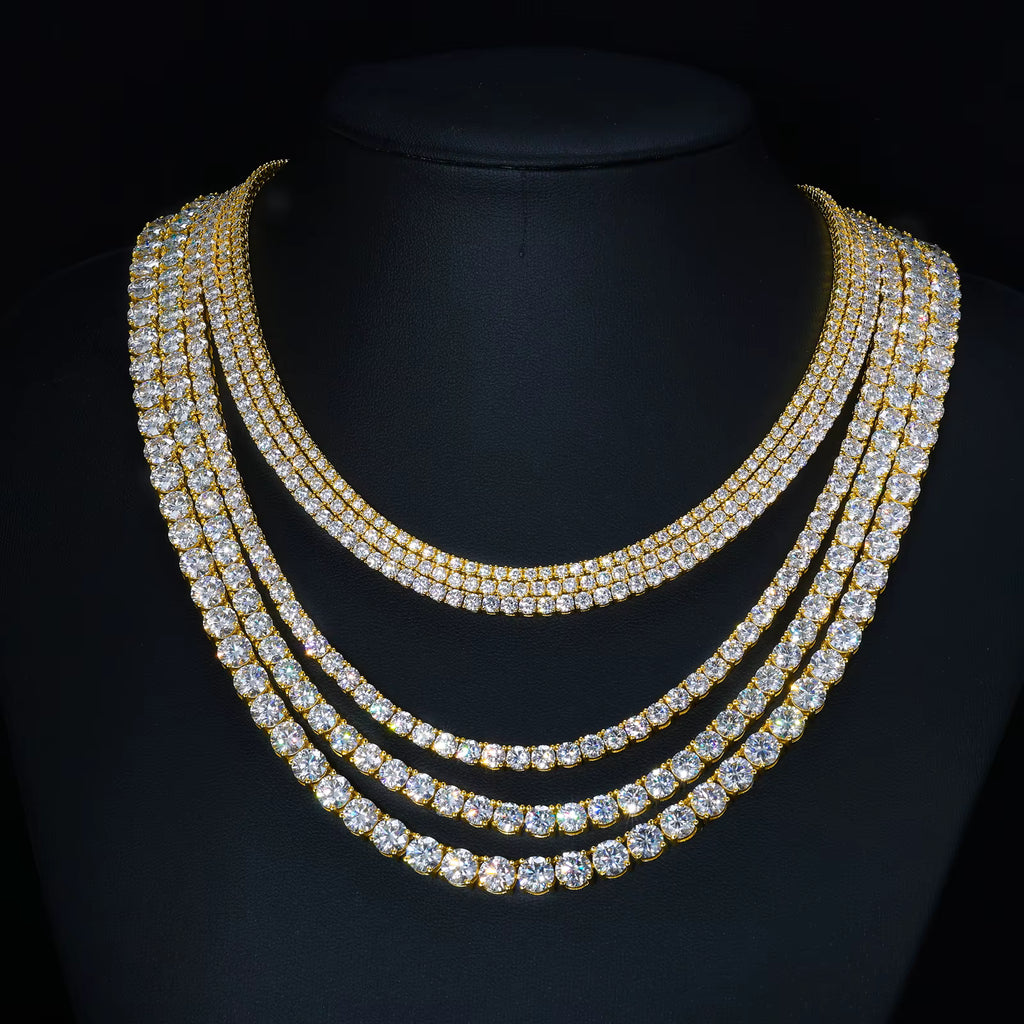 6.5MM S925 Moissanite Diamond Tennis Chain