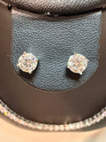 5MM Round Moissanite Diamond Stud Earings