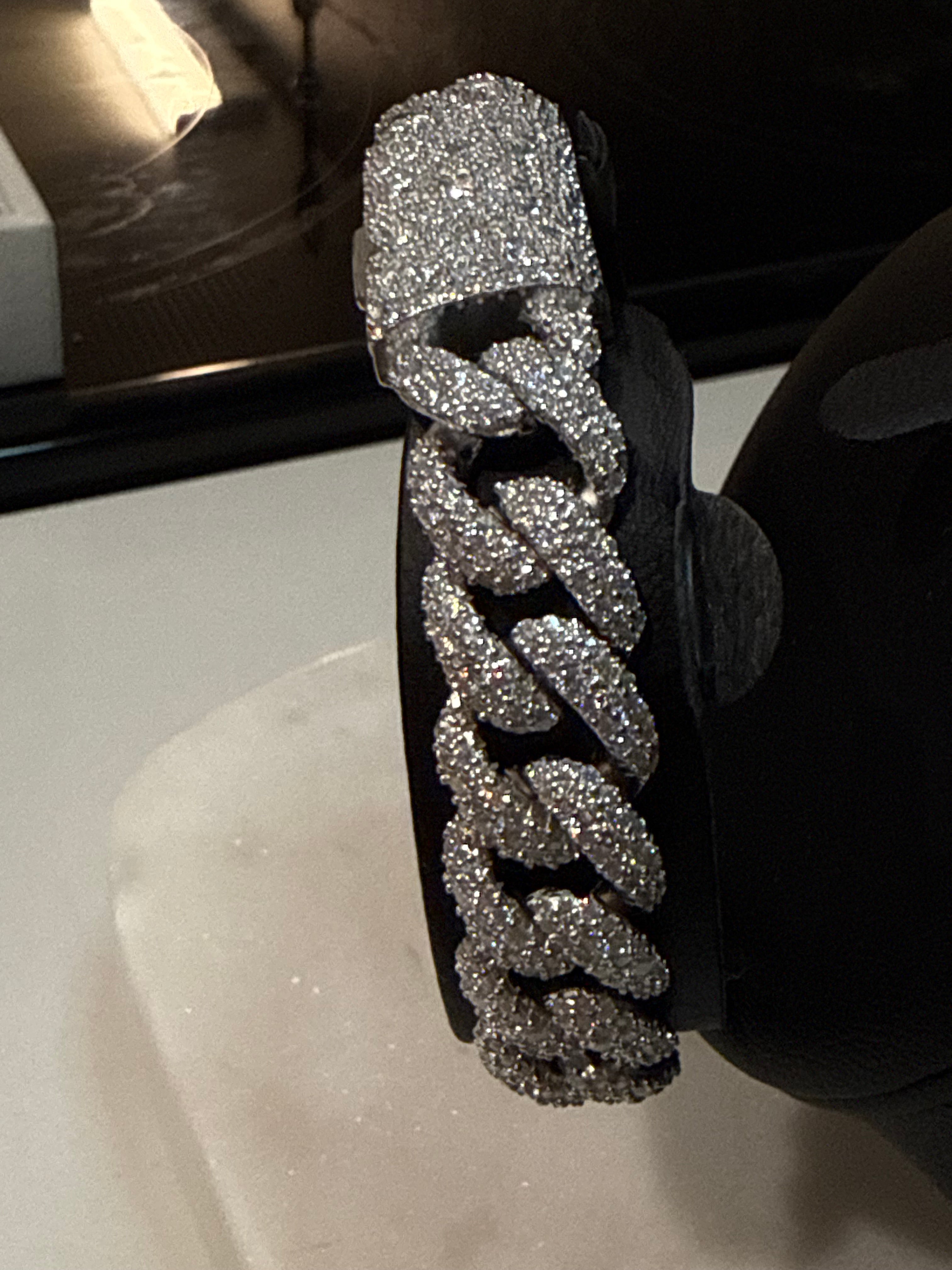 12MM Miami Cuban Link Moissanite Bracelet