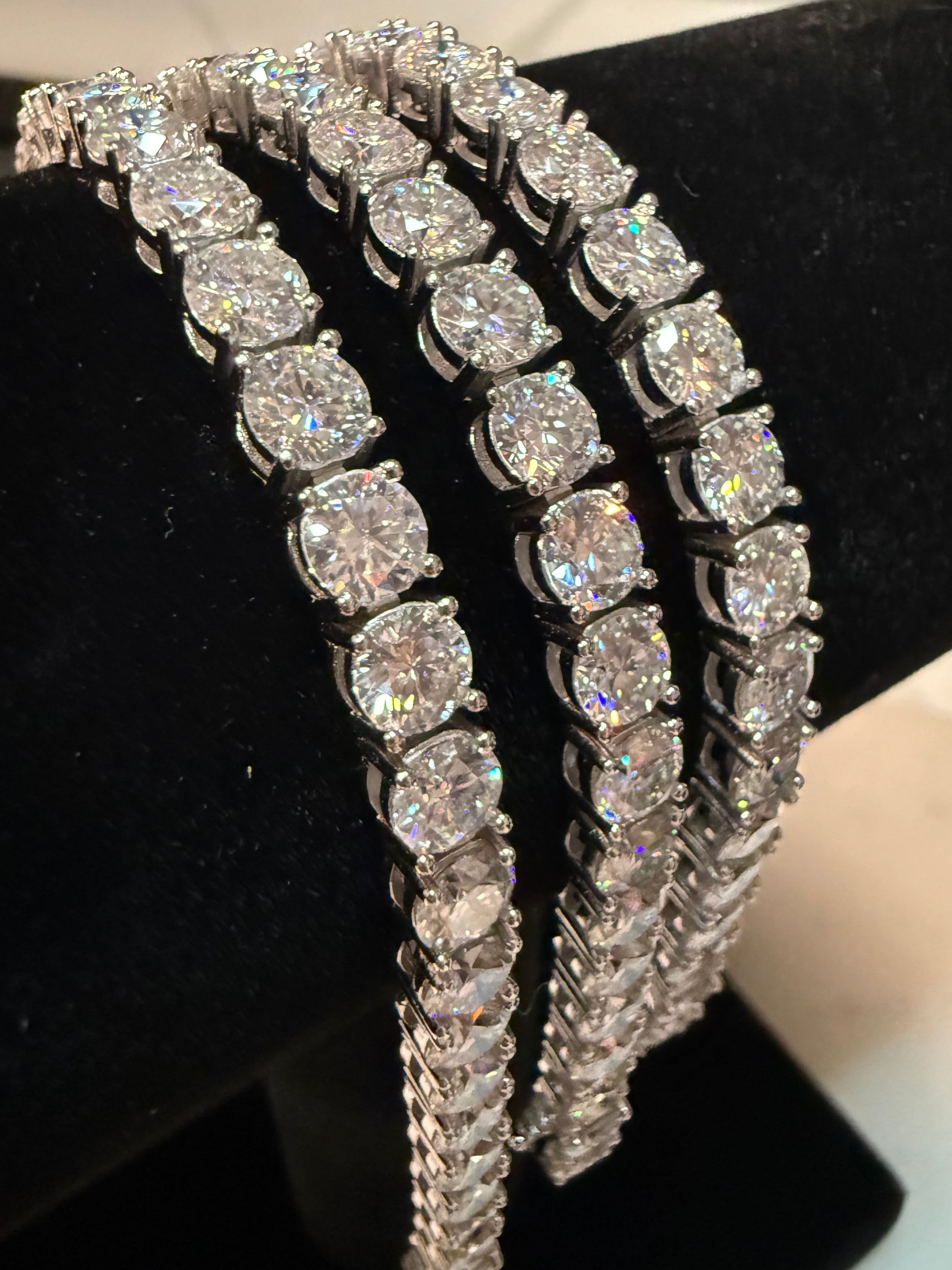 5MM S925 Moissanite Diamond Tennis Bracelet