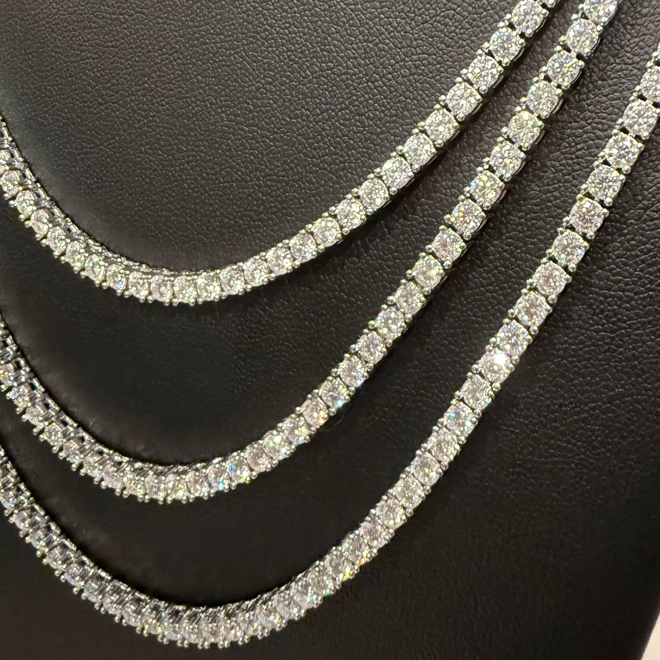 3MM S925 Moissanite Diamond Tennis Chain