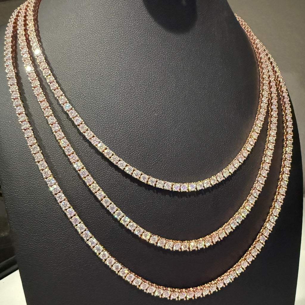 3MM S925 Moissanite Diamond Tennis Chain