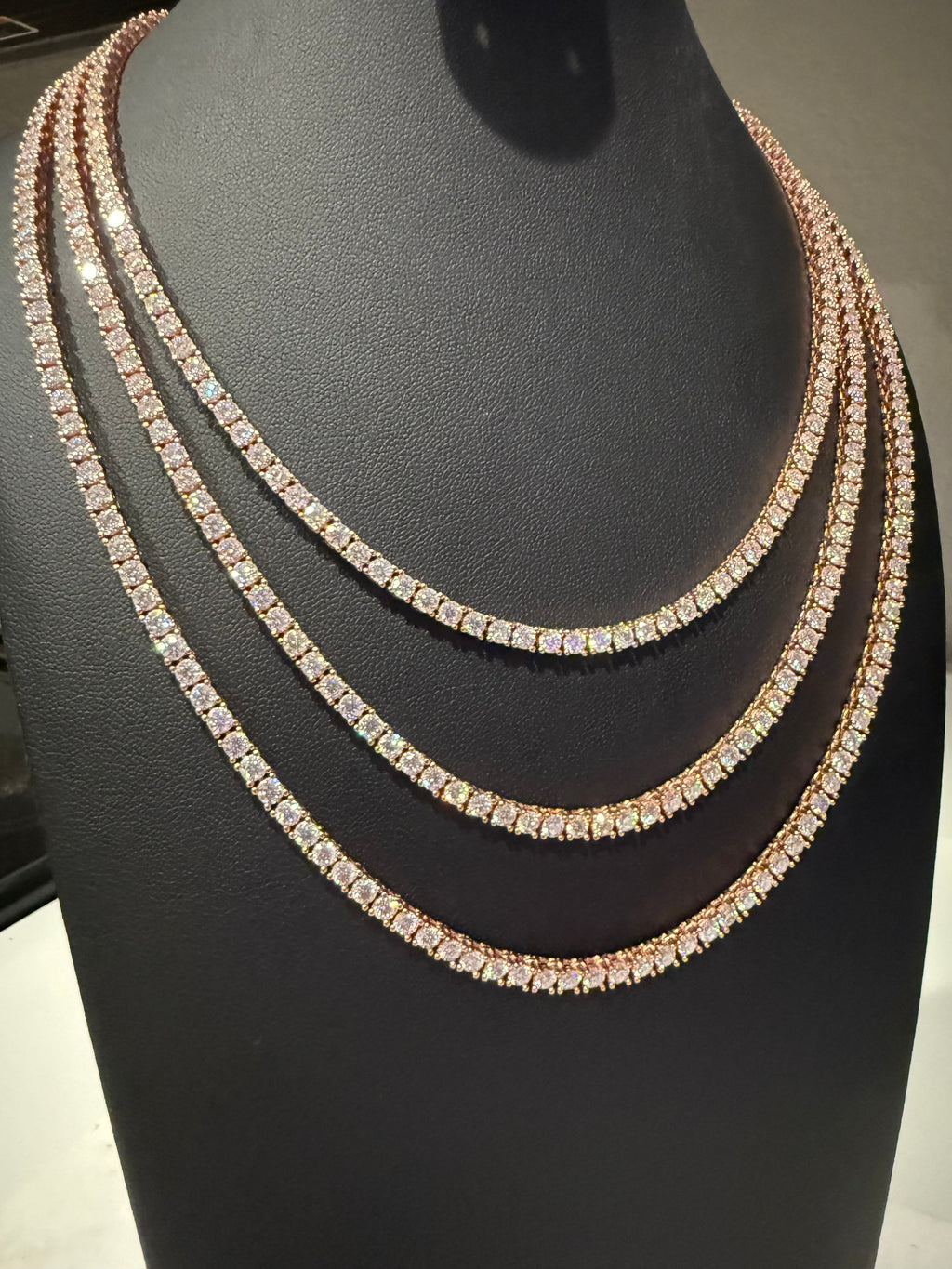 3MM S925 Moissanite Diamond Tennis Chain