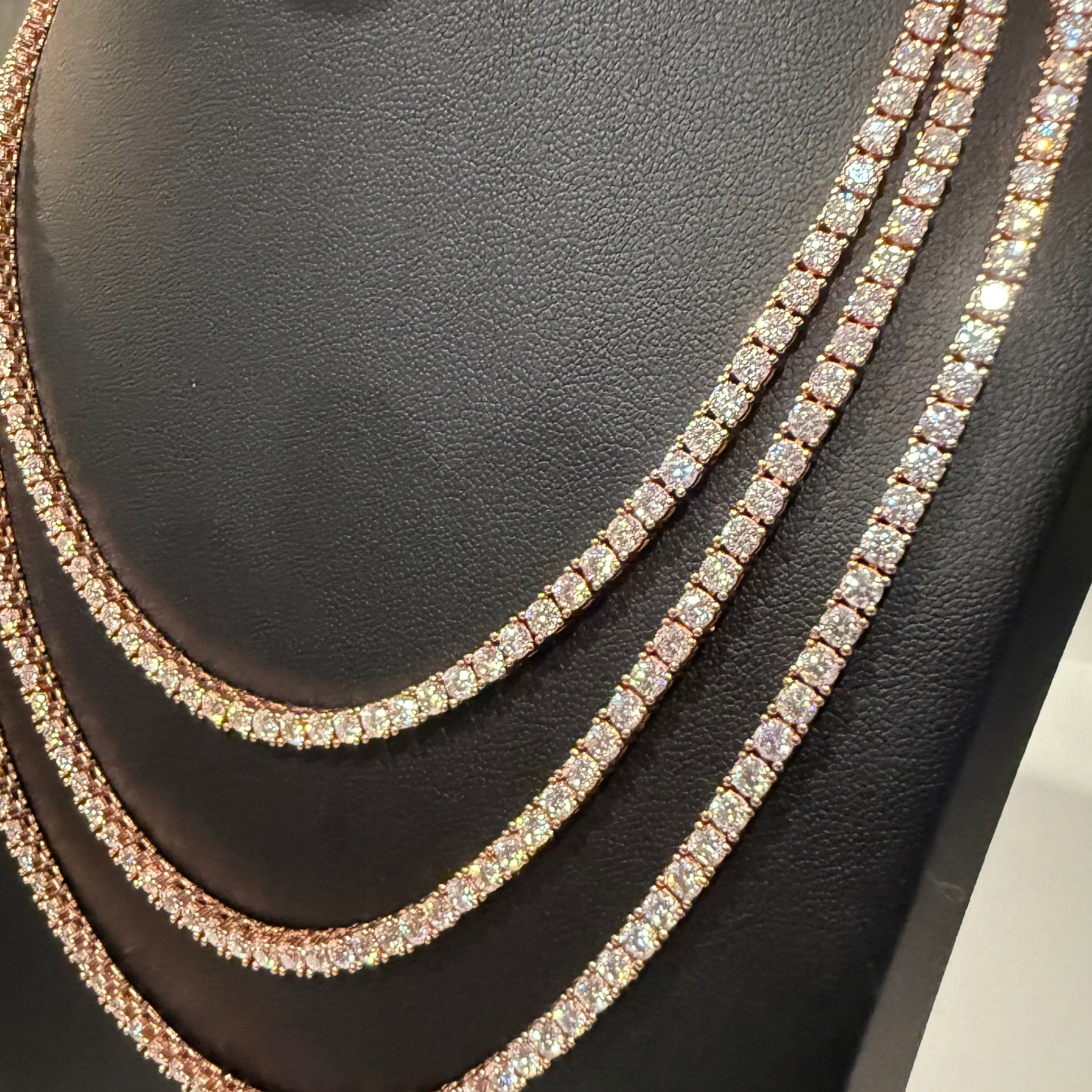 3MM S925 Moissanite Diamond Tennis Chain