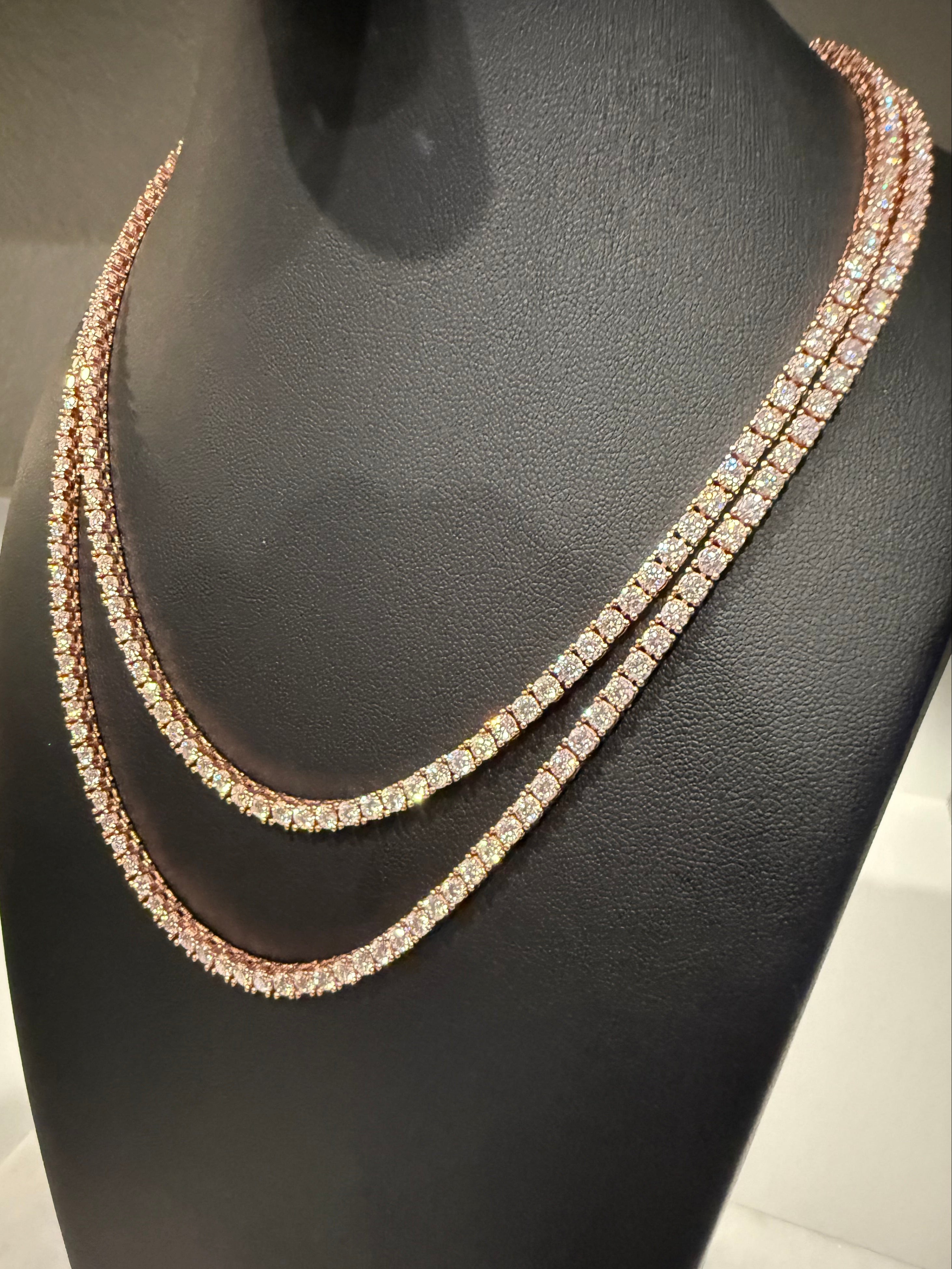 3MM S925 Moissanite Diamond Tennis Chain