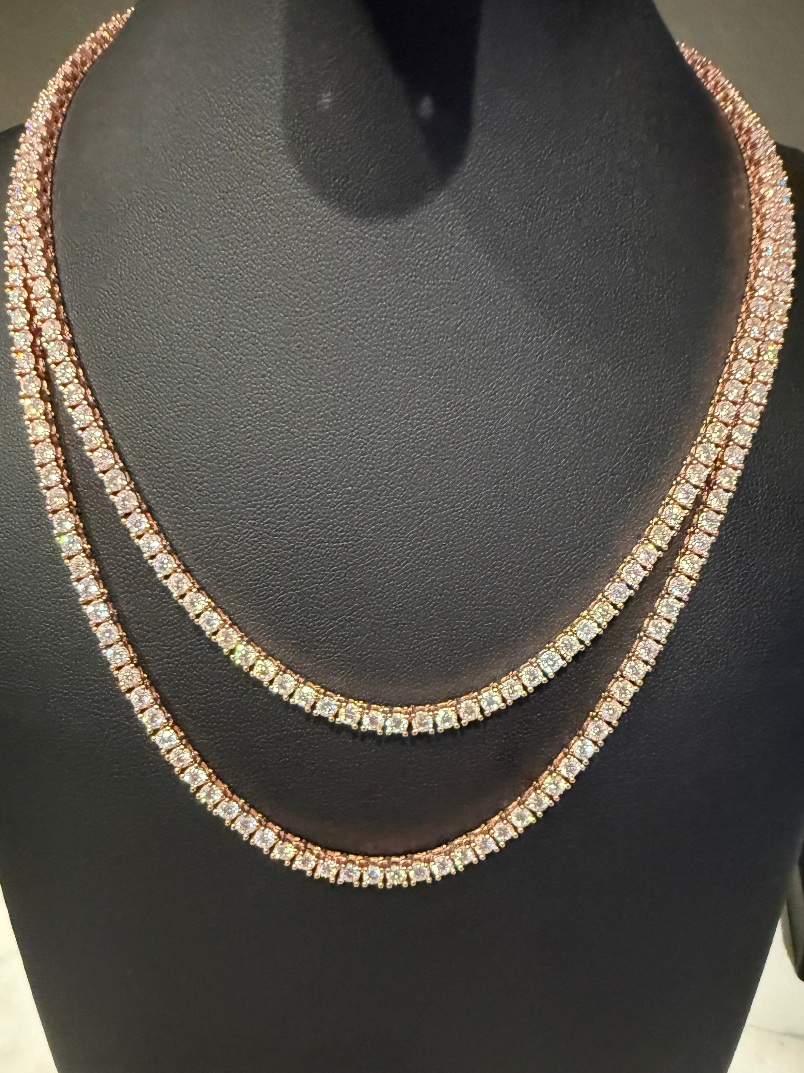 3MM S925 Moissanite Diamond Tennis Chain