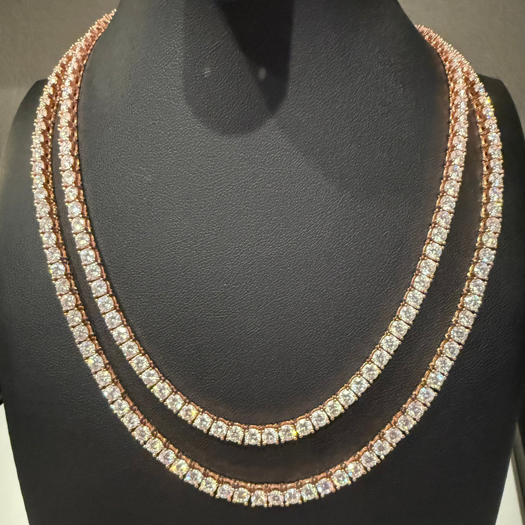 4MM S925 Moissanite Diamond Tennis Chain