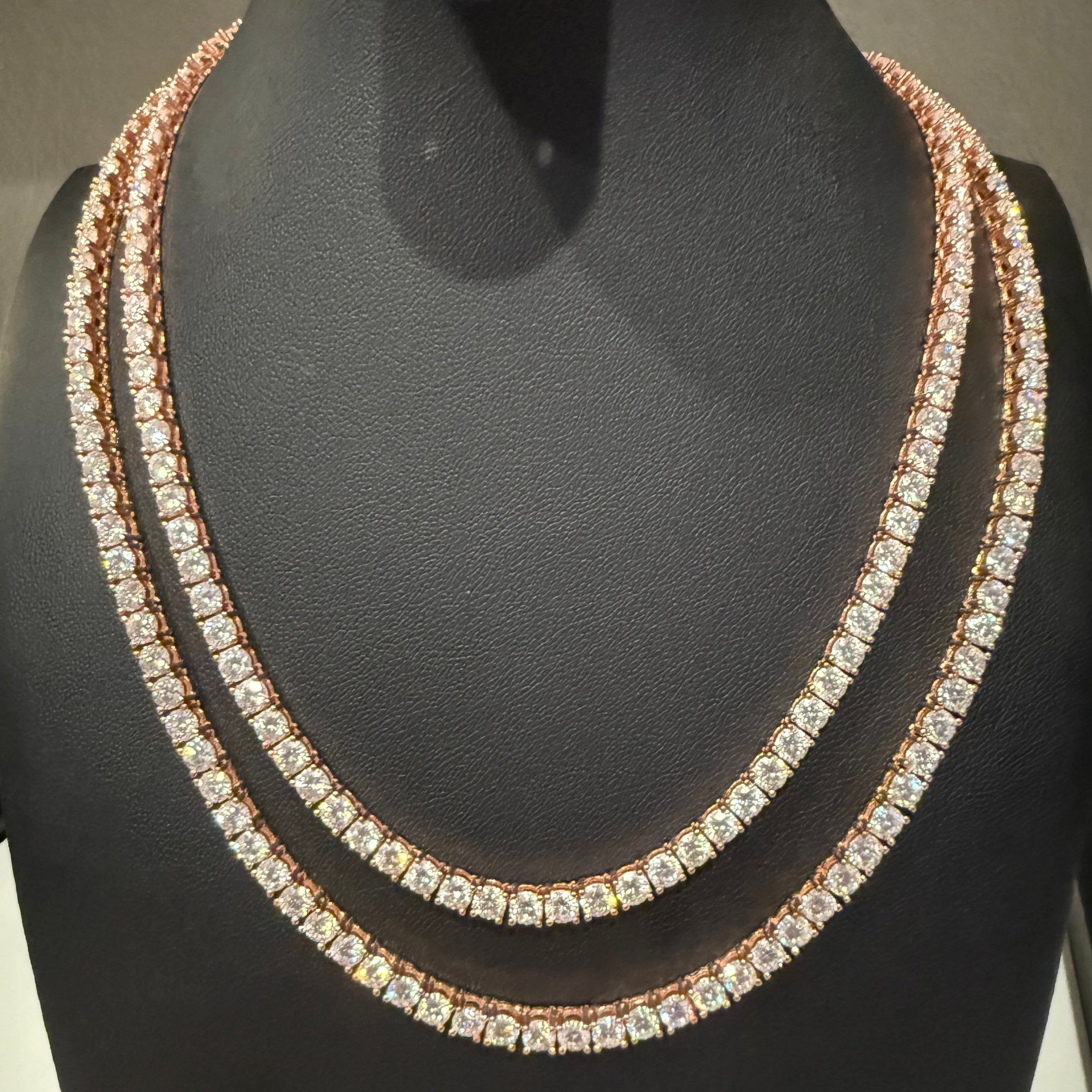 4MM S925 Moissanite Diamond Tennis Chain