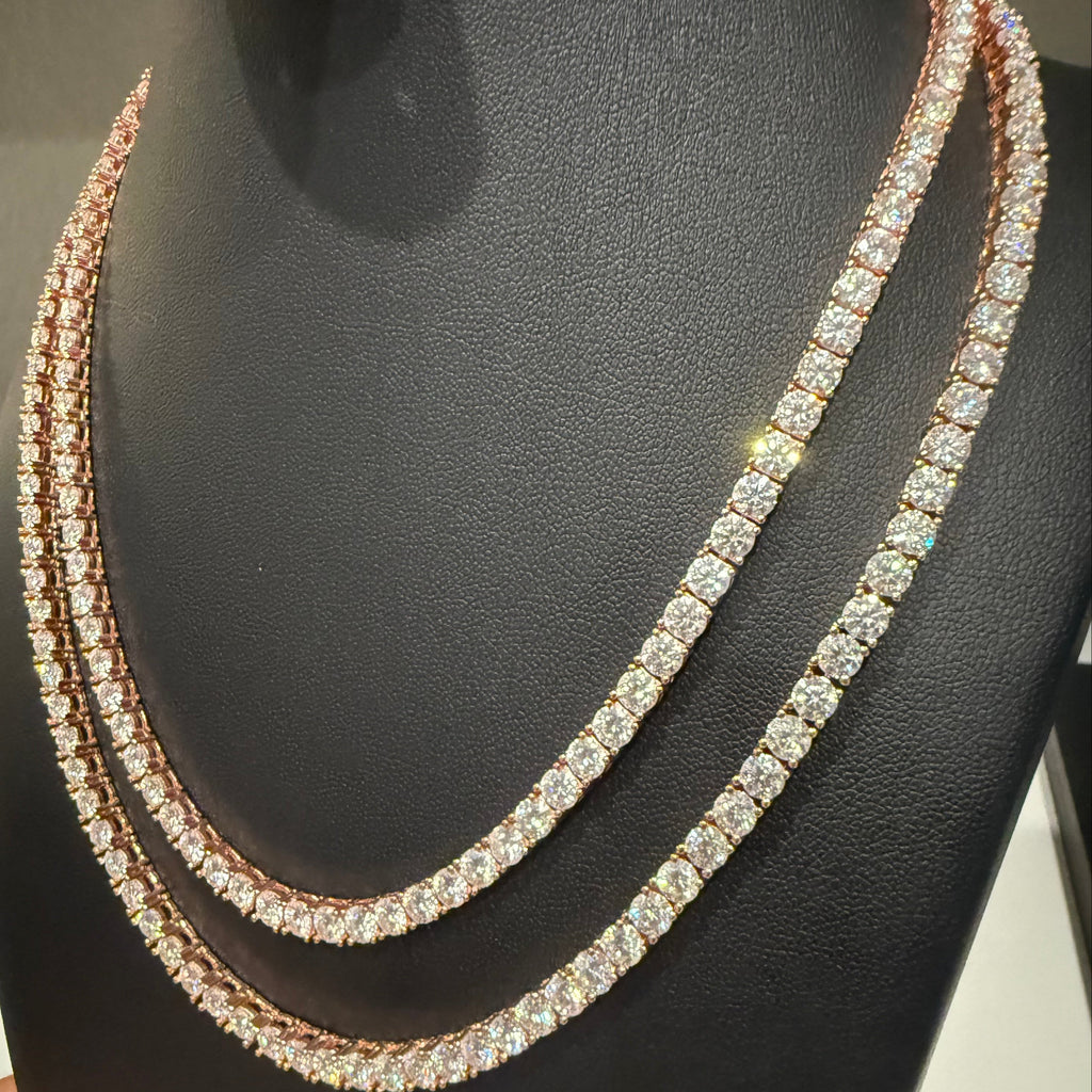 4MM S925 Moissanite Diamond Tennis Chain