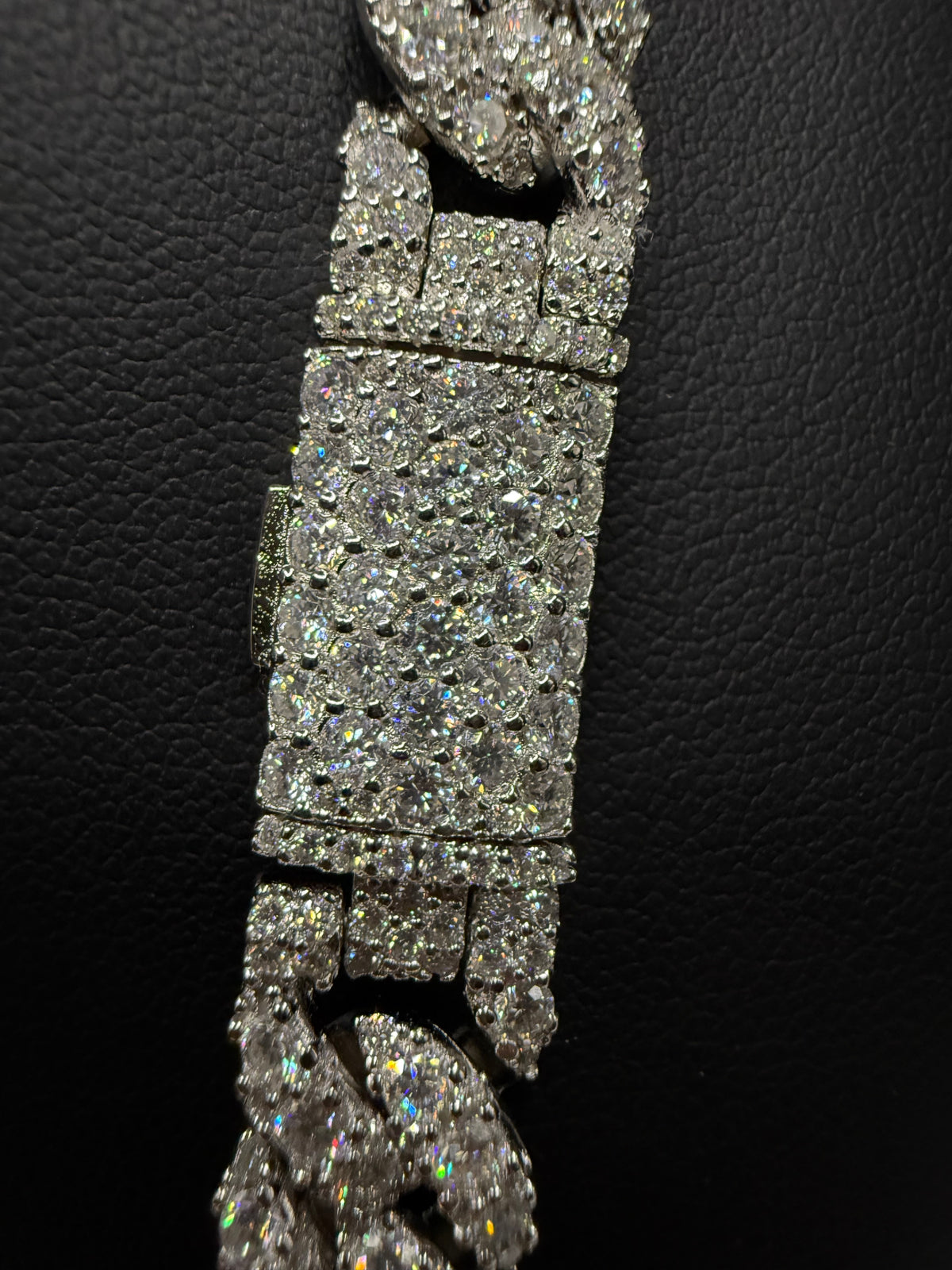 10MM One Row Miami Cuban Link Chain  – 925 Sterling Silver
