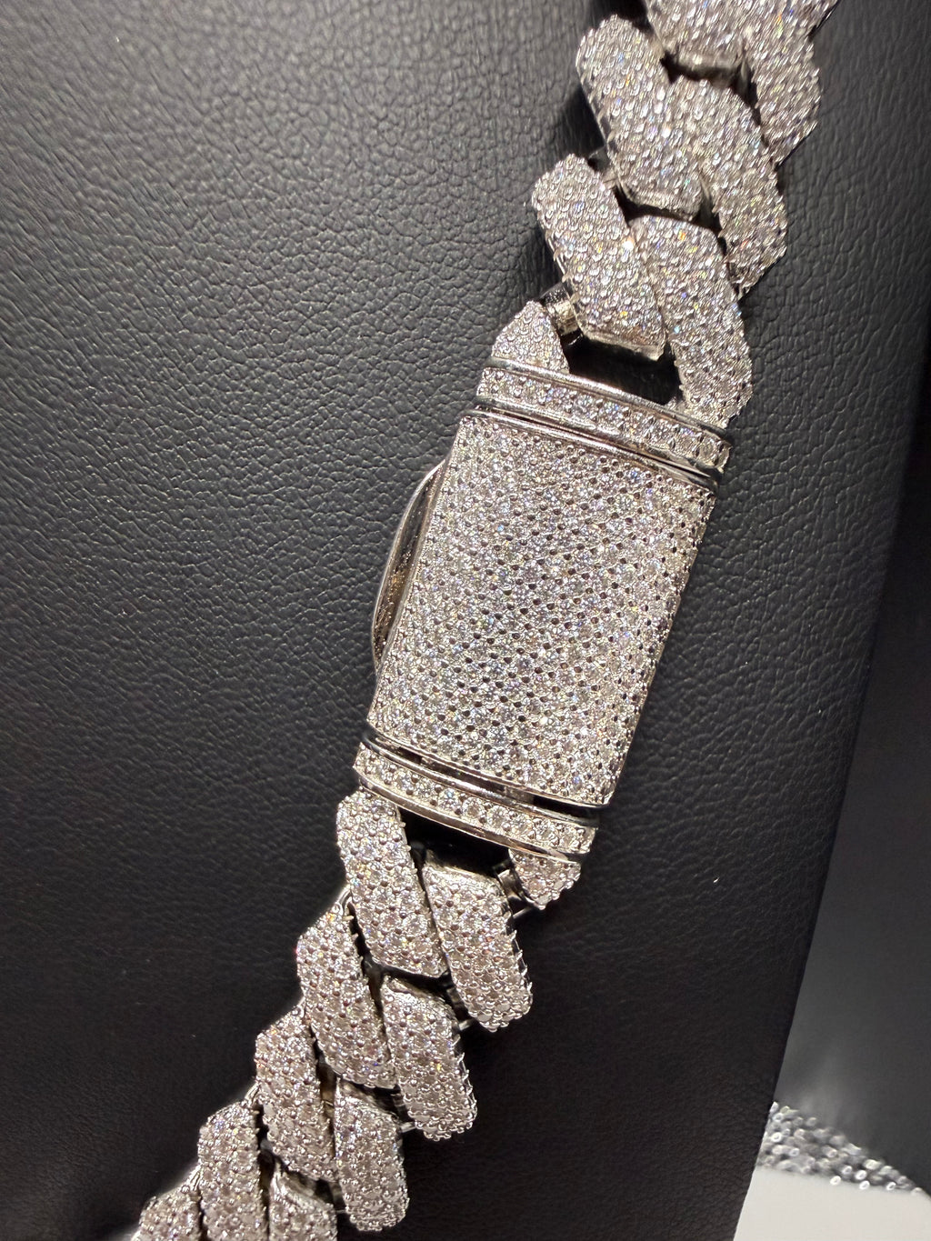 15MM Miami Cuban Link Chain, – 925 Sterling Silver