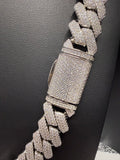 15MM Miami Cuban Link Chain, – 925 Sterling Silver