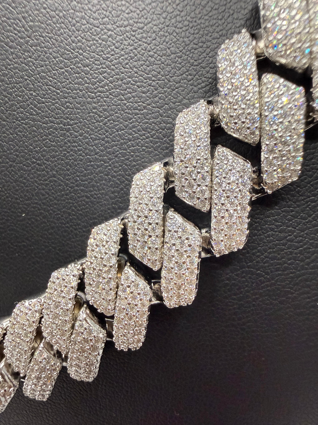 15MM Miami Cuban Link Chain, – 925 Sterling Silver